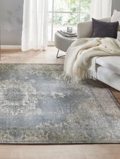 Vintage-Teppich, Blue