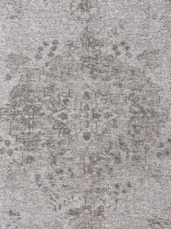 Vintage-Teppich, Silver -KIBEK Verkäufe LaRochelle VintageTeppich Grau Silber 160x230 lup