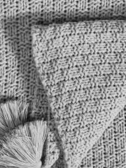 Decke, Grau -KIBEK Verkäufe Lana Decke Grau 150x200 lup