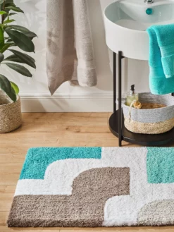 Titelseite 14 Badematte, Türkis