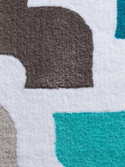 Badematte, Türkis -KIBEK Verkäufe Latigo Badteppich Mehrfarbig Tuerkis lup