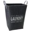 Korb, Schwarz -KIBEK Verkäufe LaundrySmile Korb Schwarz 30x40x50 per