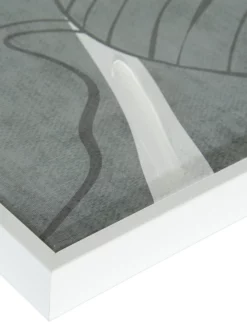 Leinwand-Druck-handbemalt, Graugrün 10 Leinwand-Druck-handbemalt, Graugrün -KIBEK Verkäufe Leavea Druckgerahmt Gruen Graugruen 50x70 lup2