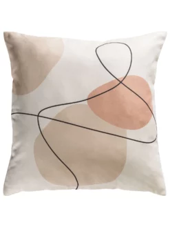 Kissen, Cream 6 Kissen, Cream -KIBEK Verkäufe Lenia Kissen Beige Cream 45x45 pla