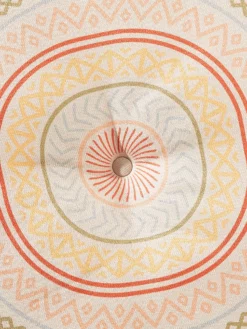 Outdoorkissen, Rosa -KIBEK Verkäufe Leonora Bodenkissen Rosa 60rund lup