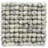 Topfuntersetzer, Grey Natural -KIBEK Verkäufe Liesta Filzkugel Untersetzer grau GreyNatural 20x20 pla