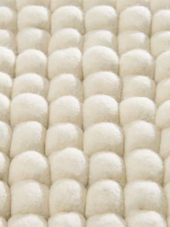 Topfuntersetzer, White -KIBEK Verkäufe Liesta Filzkugel Untersetzer weiss White lup