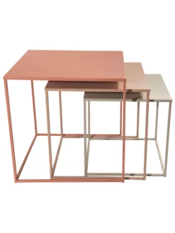 Tisch, Rosa 13 Tisch, Rosa -KIBEK Verkäufe Liona Tisch Set per