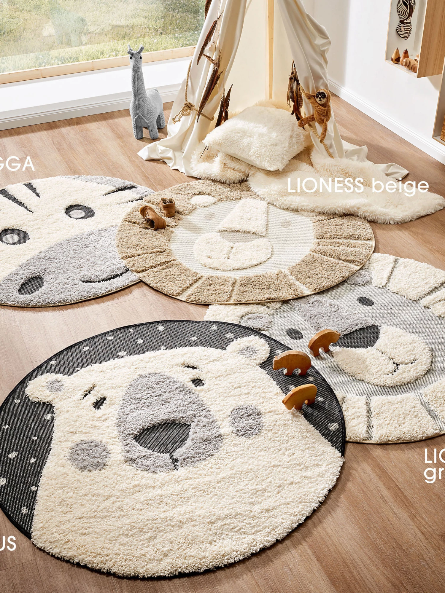 Kinder-Teppich, Hellgrau 4 Kinder-Teppich, Hellgrau – Bild 2