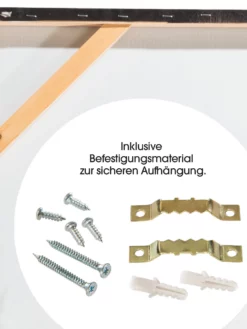 Leinwand Druck, Braun -KIBEK Verkäufe LoeweimGras LeinwandDruck Braun 80x80 ruk2