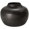 Deko-Vase, Graphite -KIBEK Verkäufe Lono DekoVase Dunkelgrau Graphite 26x26x172C5 per