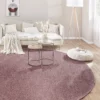 Hochflor-Teppich, Beere 1 Hochflor-Teppich, Beere -KIBEK Verkäufe Lounge Hochflorteppich Lila Beere 200rund mil