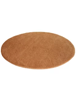 Hochflor-Teppich, Cognac 8 Hochflor-Teppich, Cognac -KIBEK Verkäufe Lounge Langflorteppich Terracotta Cognac 200rund sper