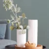 Deko-Vase, Weiss -KIBEK Verkäufe Lugu DekoVase Weiss Serie mil