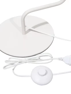 Standleuchte, Sand White -KIBEK Verkäufe Madam Standleuchte Weiss SandWhite 23x23x145 lup2