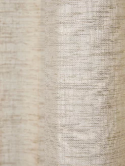 Ösenschal, Hellbraun -KIBEK Verkäufe Madox Gardine Oesenschal Hellbraun 140x245 lup2