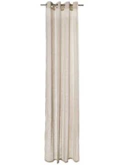 Ösenschal, Hellbraun -KIBEK Verkäufe Madox Gardine Oesenschal Hellbraun 140x245 pla1