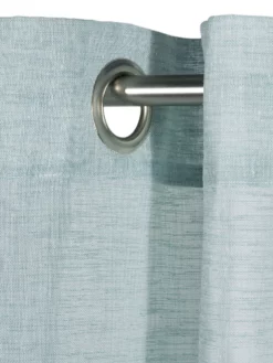 Ösenschal, Eisblau 10 Ösenschal, Eisblau -KIBEK Verkäufe Madox Gardine Oesenschal blau Eisblau 140x245 lup1