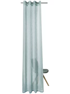 Ösenschal, Eisblau 9 Ösenschal, Eisblau -KIBEK Verkäufe Madox Gardine Oesenschal blau Eisblau 140x245 pla2