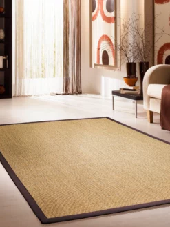 Sisal-Teppich, Schiefer