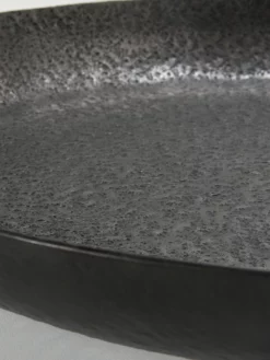 Deko-Schale, Black -KIBEK Verkäufe Malea Schale Schwarz Graphite 40x40x4 lup