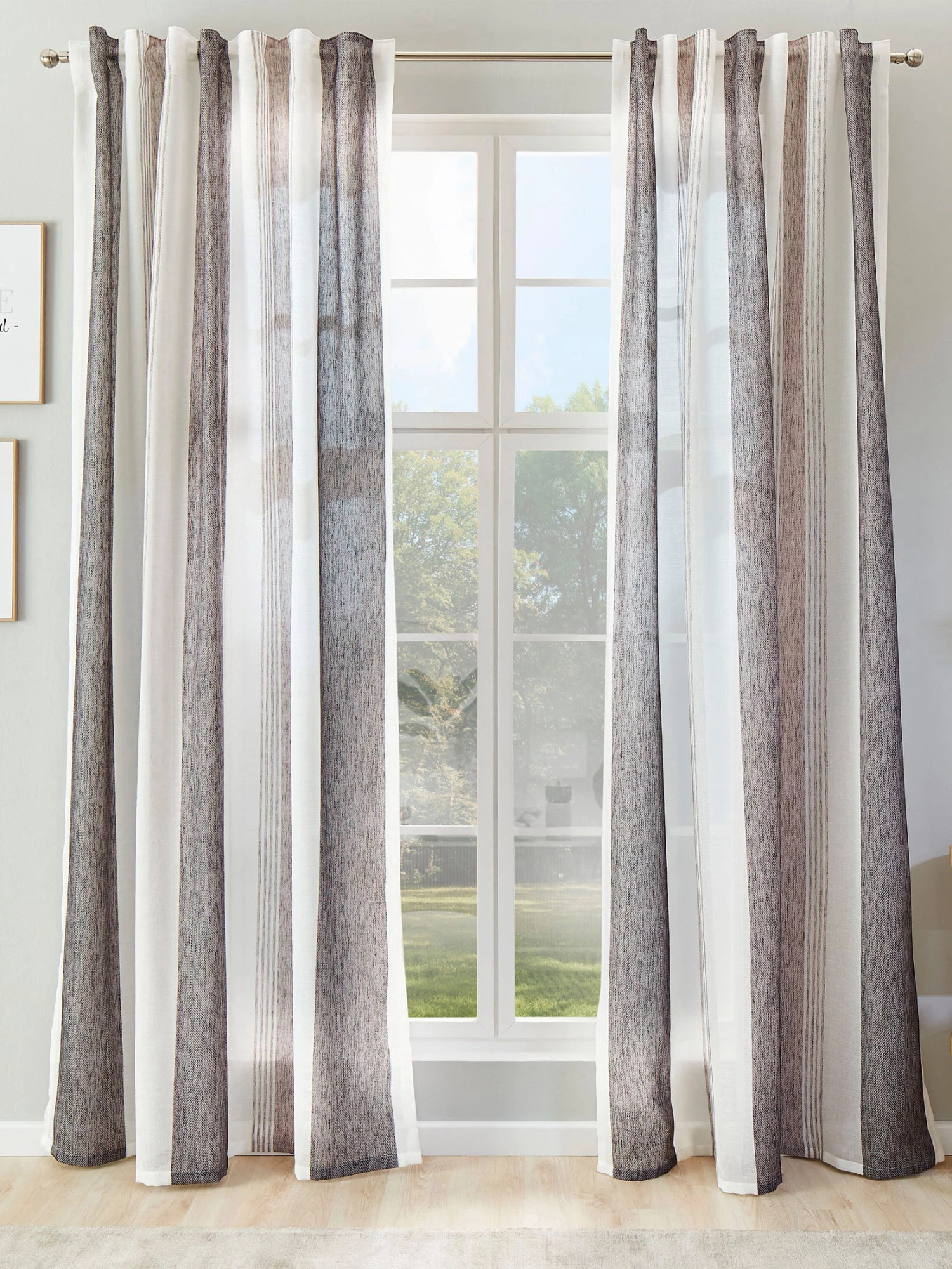 Vorhang Mit Gardinenband, Anthrazit 3 Vorhang Mit Gardinenband, Anthrazit