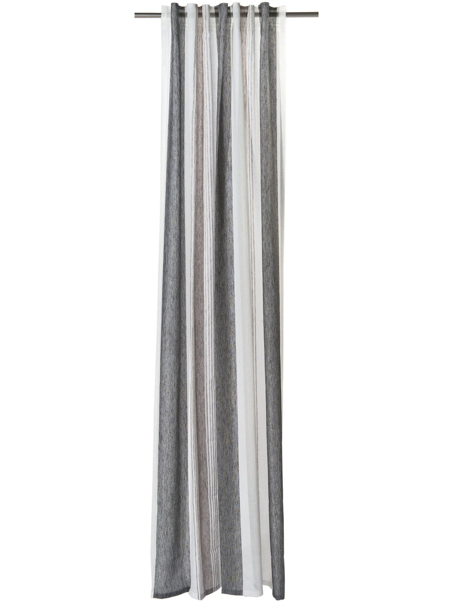 Vorhang Mit Gardinenband, Anthrazit 4 Vorhang Mit Gardinenband, Anthrazit – Bild 2