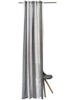 Vorhang Mit Gardinenband, Anthrazit 9 Vorhang Mit Gardinenband, Anthrazit -KIBEK Verkäufe Malena Gardine VerdeckteSchlaufe Grau Anthrazit 140x245 pla2