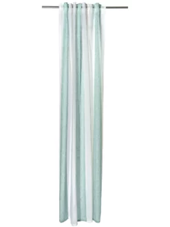 Vorhang Mit Gardinenband, Altmint -KIBEK Verkäufe Malena Gardine VerdeckteSchlaufe Gruen Altmint 140x245 pla1