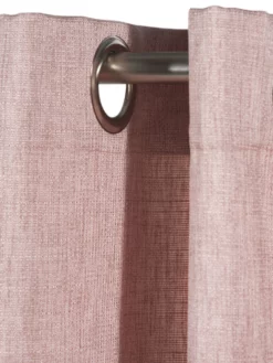 Ösenschal, Rose -KIBEK Verkäufe Malia Gardine Oesenschal Rosa Rose 140x245 lup1