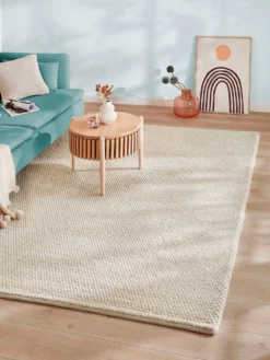 Woll-Teppich, Vanity White