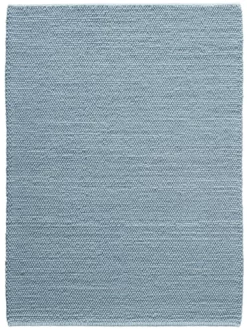 Woll-Teppich, Sky Blue -KIBEK Verkäufe Malmby Handwebteppich hellblau Skyblue 170x240 pla