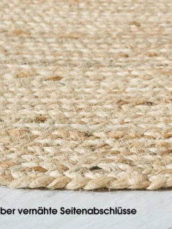 Jute-Teppich, Dunkelbeige 14 Jute-Teppich, Dunkelbeige -KIBEK Verkäufe Manacor Juteteppich beige dunkelbeige rund lup3 1