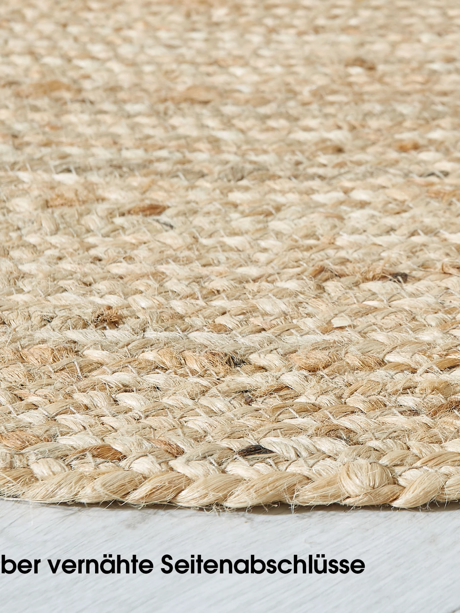 Jute-Teppich, Dunkelbeige 8 Jute-Teppich, Dunkelbeige – Bild 6