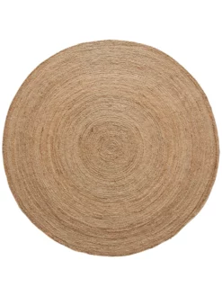 Jute-Teppich, Dunkelbeige 11 Jute-Teppich, Dunkelbeige -KIBEK Verkäufe Manacor Juteteppich beige rund pla