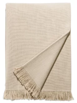 Decke, Sand -KIBEK Verkäufe Manessa Decke Beige Sand 150x200 pla