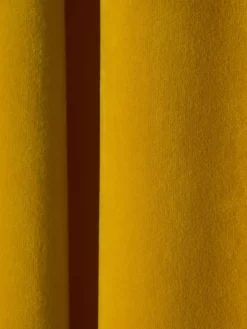 Vorhang Mit Gardinenband, Senf -KIBEK Verkäufe Marilana Gardine verdeckteSchlaufe Gelb Senf 140x245 lup2