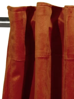 Vorhang Mit Gardinenband, Kupfer 10 Vorhang Mit Gardinenband, Kupfer -KIBEK Verkäufe Marilana Gardine verdeckteSchlaufe Orange Kupfer 140x245 lup1