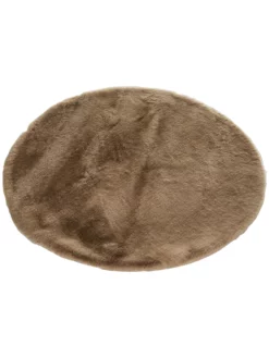 Kunstfell-Teppich, Mokka 8 Kunstfell-Teppich, Mokka -KIBEK Verkäufe MeanadeLuxe KunstfellTeppich Braun Mokka 100rund fper
