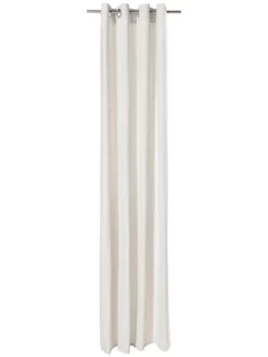 Ösenschal, Offwhite -KIBEK Verkäufe Milla Gardine Oesenschal creme Offwhite 140x245 pla1