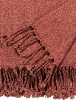 Decke, Mediterranean -KIBEK Verkäufe Mirasol Decke Hellrot Mediterranean 150x200 lup