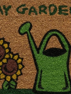 Fußmatte, Sunflower -KIBEK Verkäufe MyGarden Fussmatte Gruen Sunflower 40x60 lup