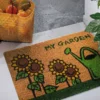 Fußmatte, Sunflower -KIBEK Verkäufe MyGarden Fussmatte Gruen Sunflower 40x60 mil