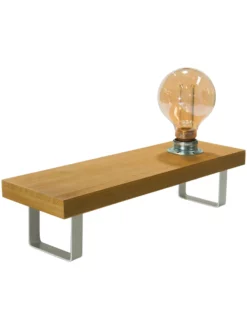 Tischleuchte, Hellbraun -KIBEK Verkäufe MyStage Tischleuchte Hellbraun 13x40x15 per3