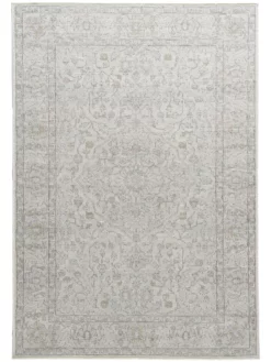 Vintage-Teppich, Hellblau/rosa