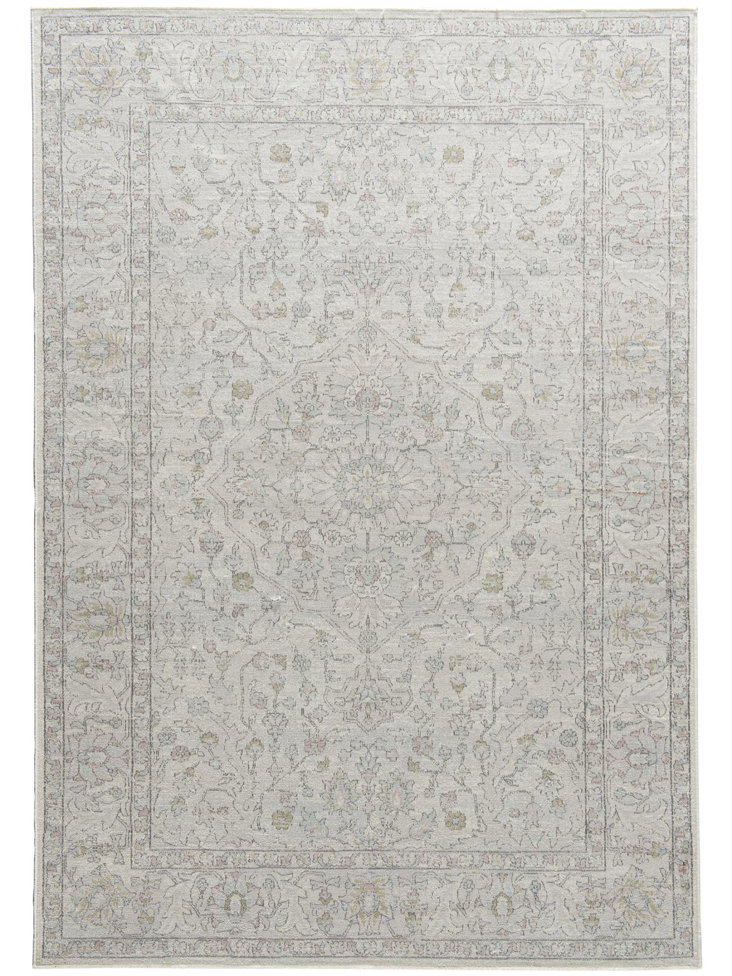 Vintage-Teppich, Hellblau/rosa 3 Vintage-Teppich, Hellblau/rosa