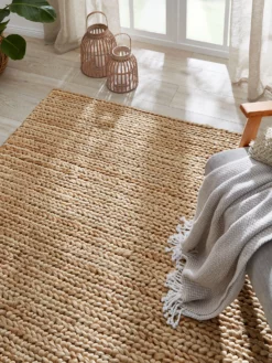 Jute-Teppich, Natur -KIBEK Verkäufe Natora Juteteppich beige natur 160x230 spar