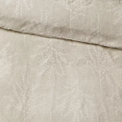 Renforcé-Bettwäsche, Natur -KIBEK Verkäufe NaturalFields Bettwaesche Beige Natur 135x200 lup