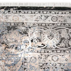 Vintage-Teppich, Vintage Black -KIBEK Verkäufe Neraida Vintageteppich grau schwarz lup1