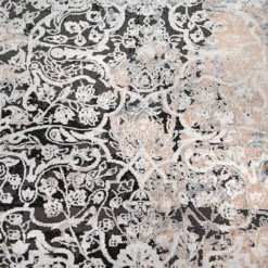 Vintage-Teppich, Vintage Black -KIBEK Verkäufe Neraida Vintageteppich grau schwarz lup2